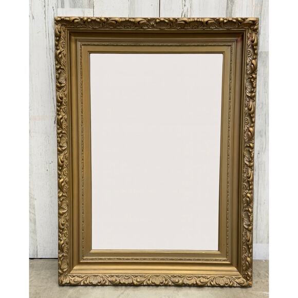 Vintage Gold Ornate Wall Mirror - Picture 1 of 5